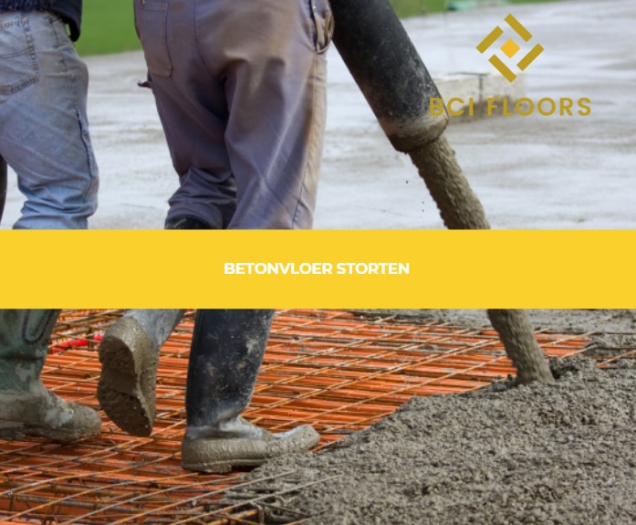 Betonvloer storten