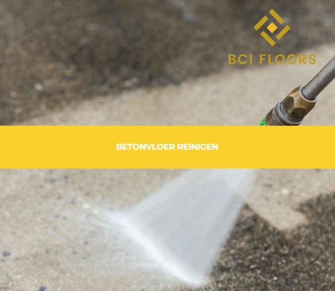 betonvloer reinigen