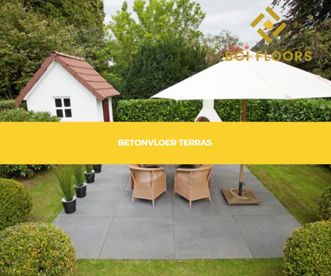 betonvloer terras