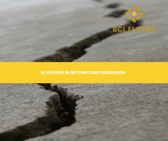 scheuren in betonvloer oorzaak