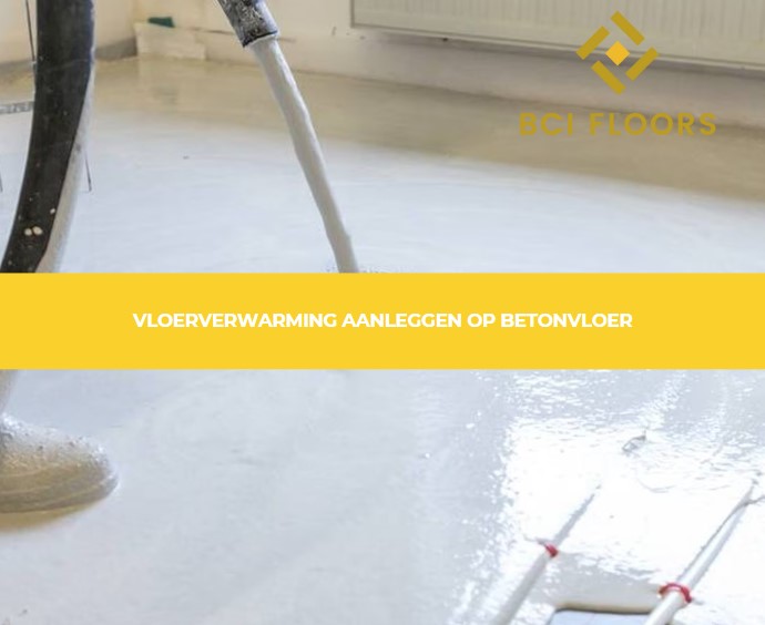 vloerverwarming aanleggen op betonvloer